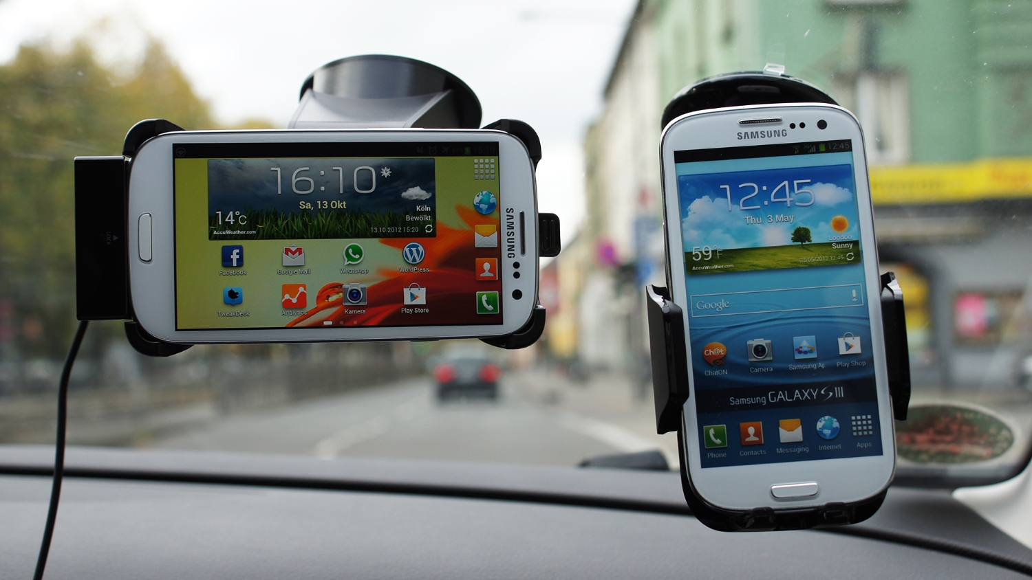 Die perfekte Autohalterung für das Galaxy S III