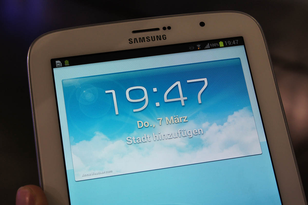 Samsung Galaxy Note 8.0 Display