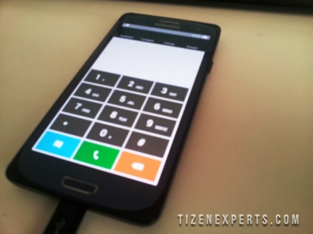 Ein Tizen Prototyp. Kommt eine finale Version erst nächstes Jahr?