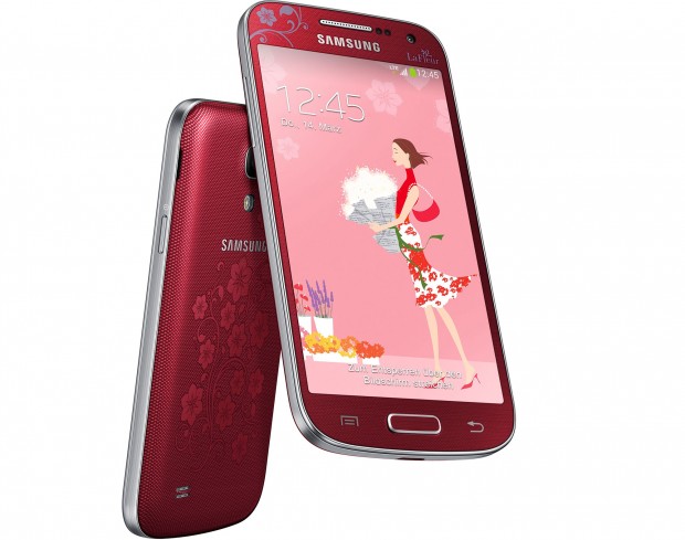 Das Galaxy S4 mini in der La Fleur Edition