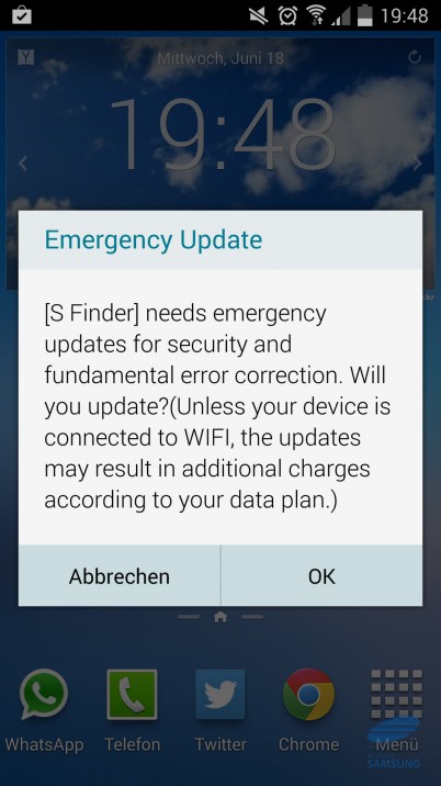 Samsung_SFinder_Emergency_Update