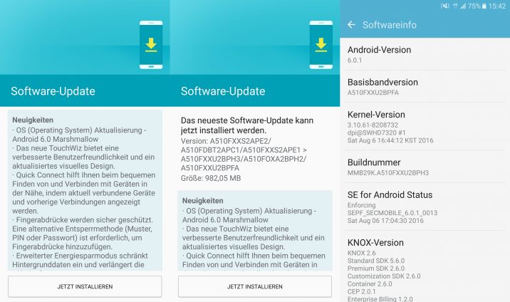 SamsungGalaxyA52016_Update_Android6_Deutschland