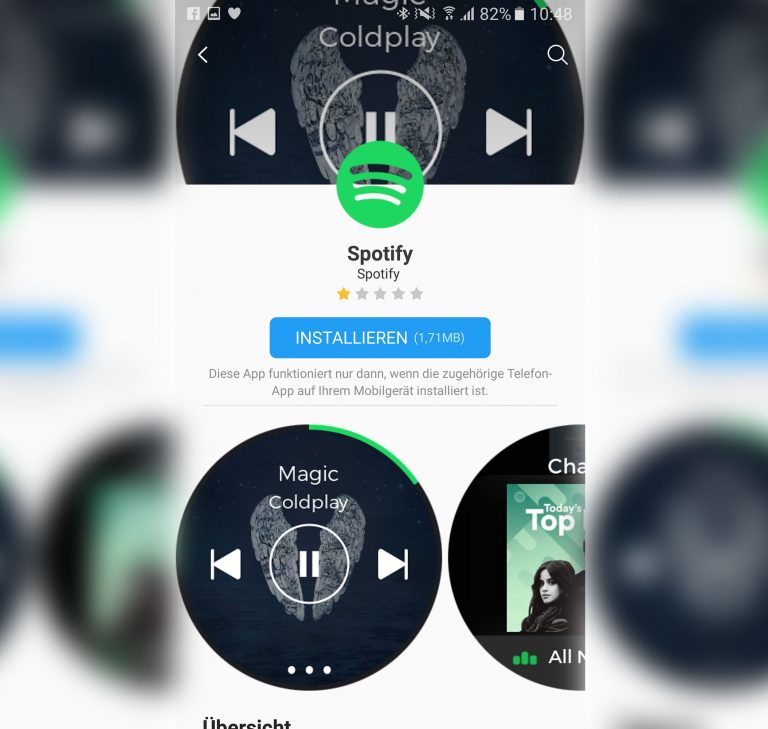 connect spotify to samsung gear s3