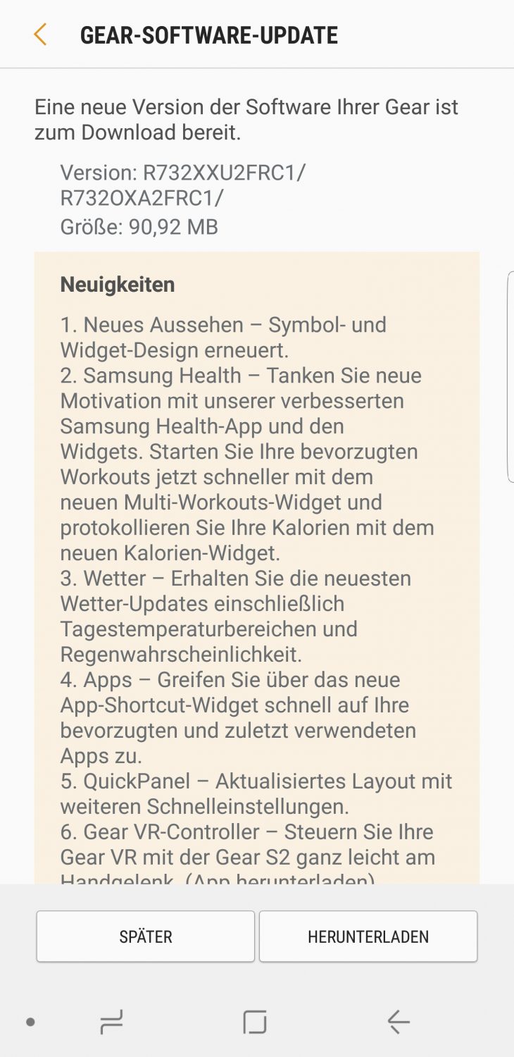resetting gear s2