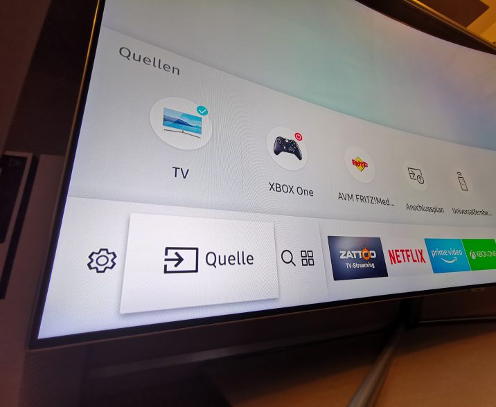 Samsung Fernseher mit TV Plus und Zwangswerbung